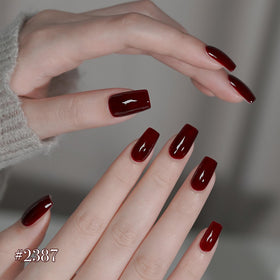 GAOY swatch strip displaying six red shades for color selection benefit