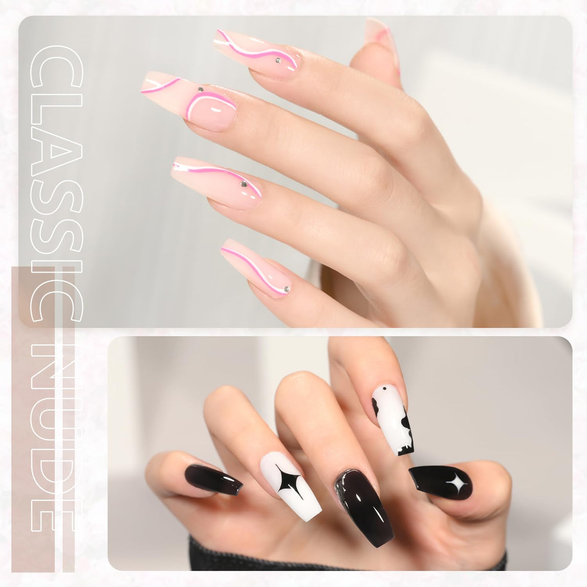 GAOY poly gel applied on nail tip illustrating durable builder strength and neat finish