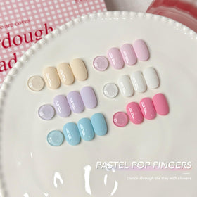 GAOY gel polish bottle close-up label showing shade name and volume for clear identification