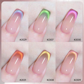GAOY bottle and brush detail demonstrating smooth gel texture for precise application