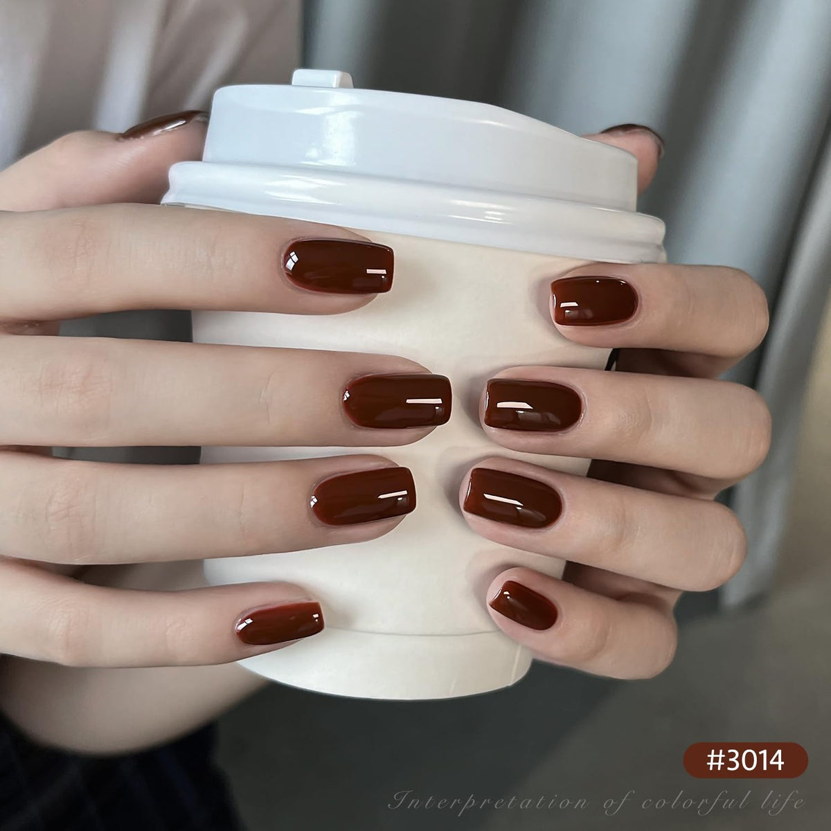 GAOY close-up gel brush stroke showing smooth texture for flawless application