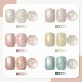 GAOY close-up shimmer texture highlighting pearlescent streaks for vivid shine