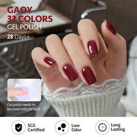 GAOY close-up of glitter polish texture, sparkle detail benefit