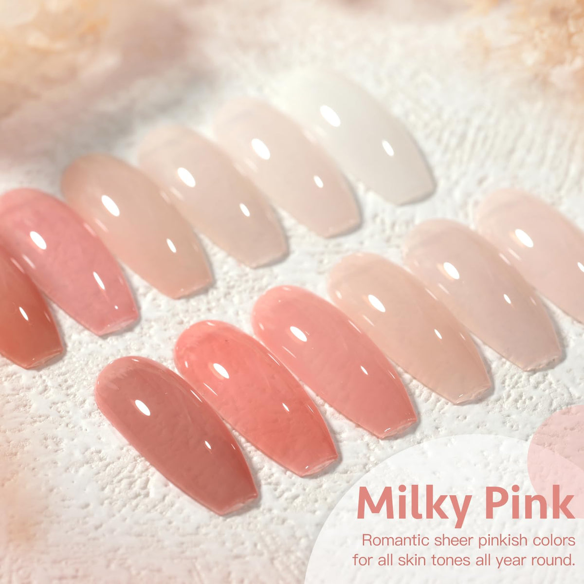 GAOY close-up of brush loading polish showing smooth jelly texture and control
