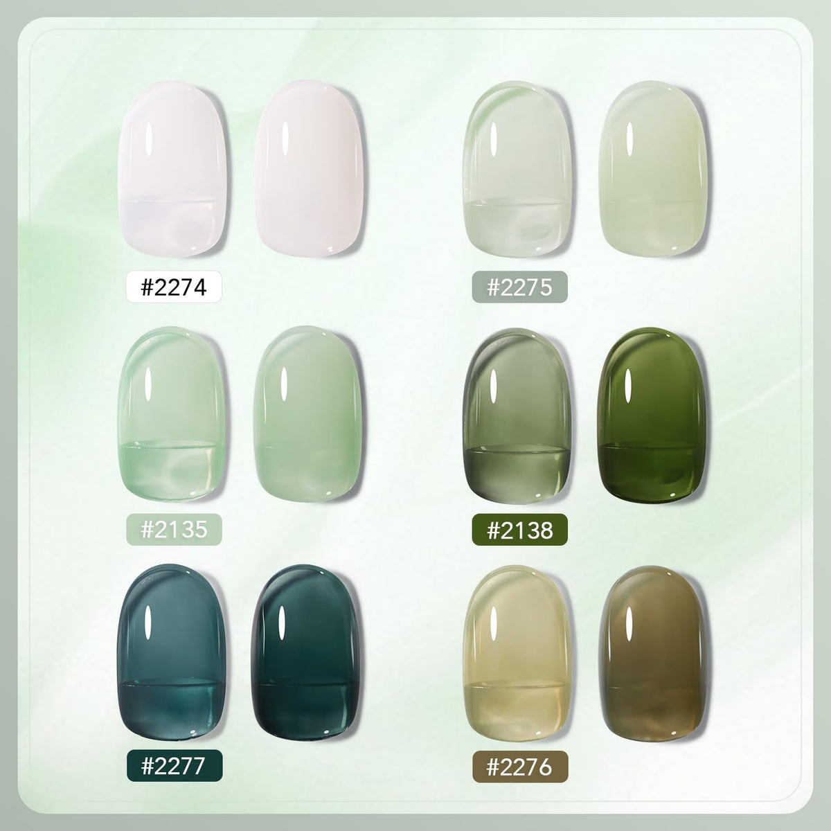GAOY brush close-up displaying smooth gel consistency for streak-free application and controlled strokes