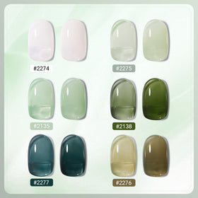 GAOY brush close-up displaying smooth gel consistency for streak-free application and controlled strokes