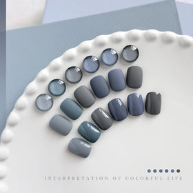 GAOY color applied on model nails in lifestyle scene, salon-quality at-home result