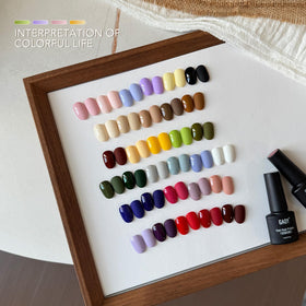 GAOY color palette with 32 shades displayed for versatile styling