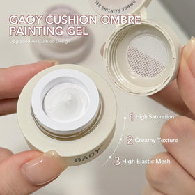 GAOY color swatch palette displaying six gradient shades for easy selection