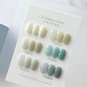 GAOY cured nails under UV/LED lamp illustrating glossy, long-lasting finish