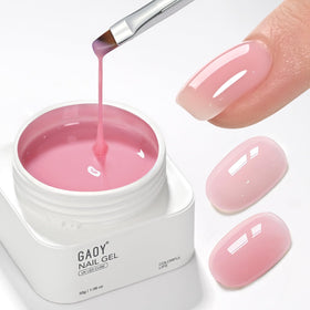 GAOY jar and brush showing product and easy application benefit