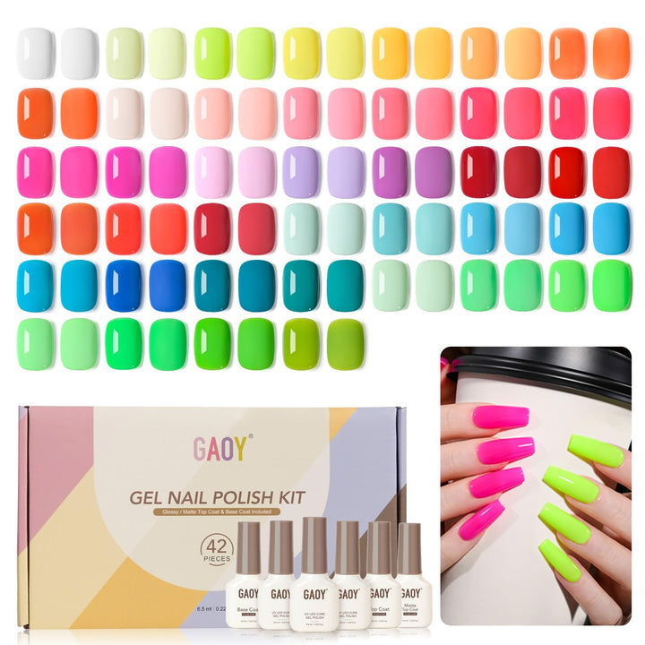 GAOY front packaging showing full 42-piece kit and easy unboxing benefit