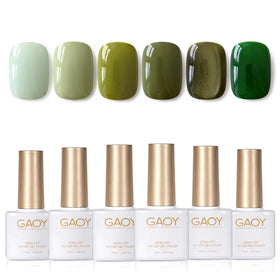 GAOY front packaging showing six dark green cat eye bottles and magnet for easy selection