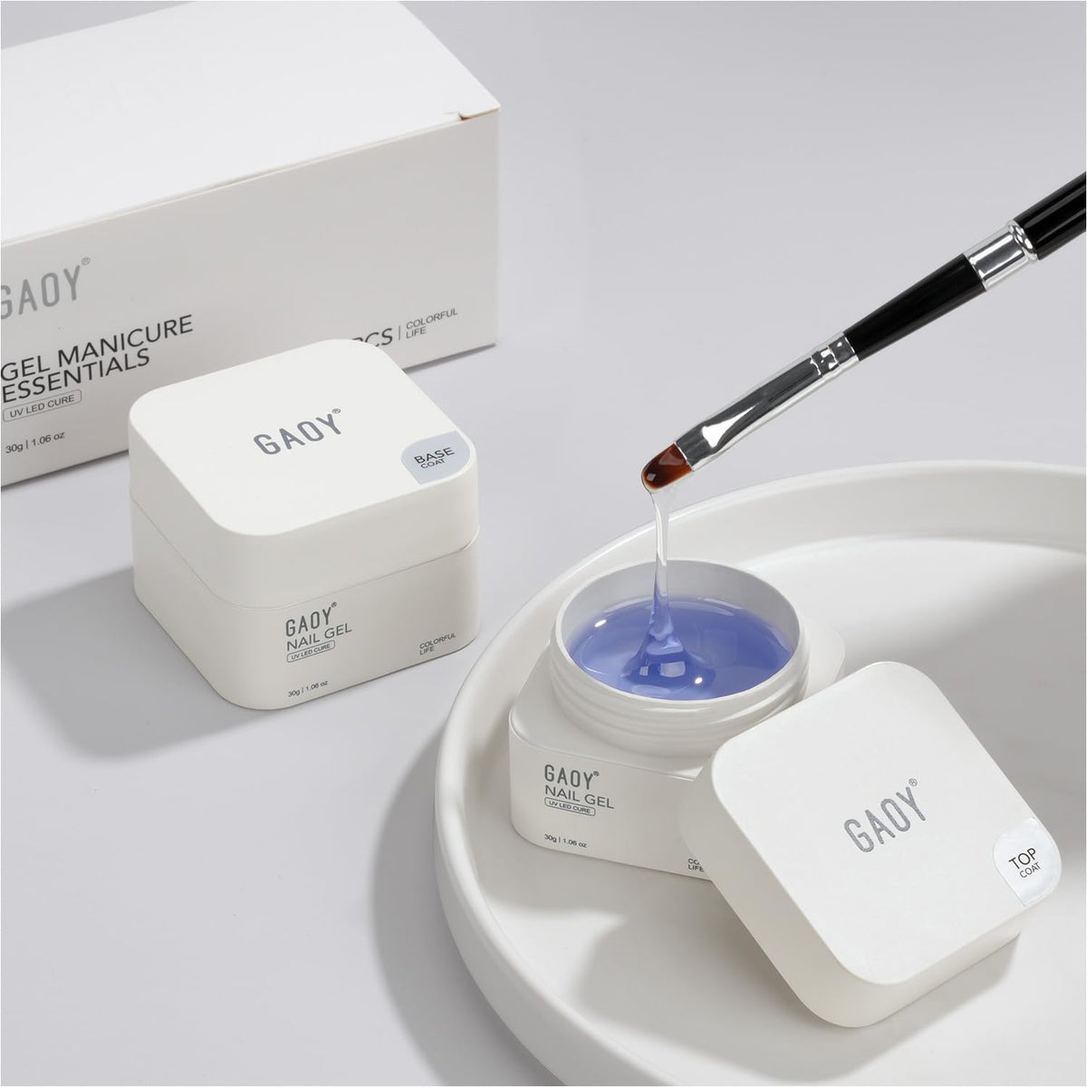 GAOY front packaging of top and base set showing professional value