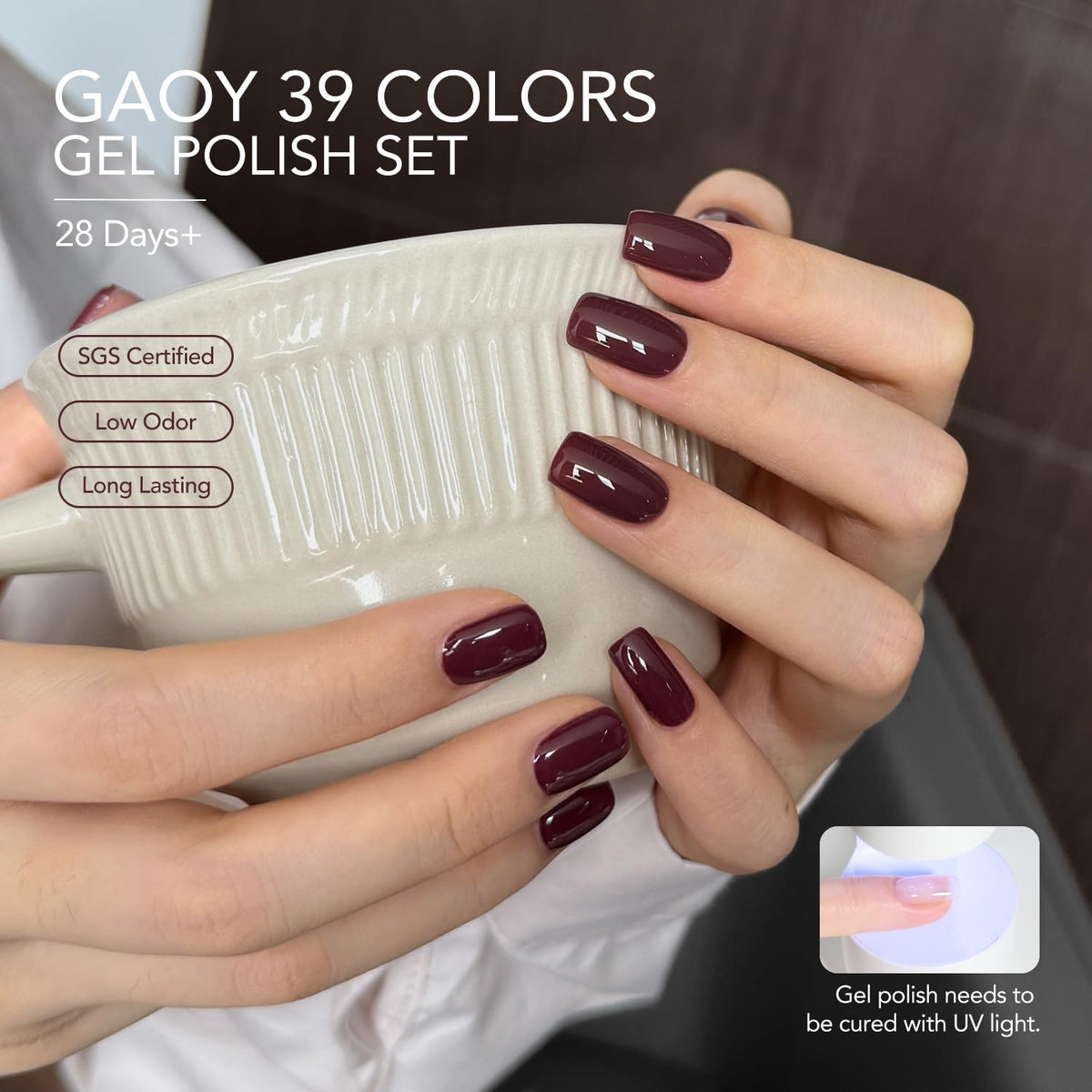 GAOY glossy versus matte comparison demonstrating finish options for varied styles
