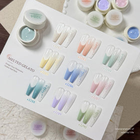 GAOY selection of gradient nail examples illustrating color transitions and styles