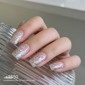 GAOY gel polish on nails curing under lamp to demonstrate quick durable finish