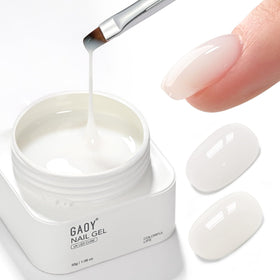 GAOY jar front label showing milk white shade and product identity for quick selection