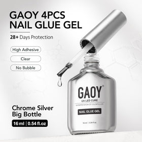 GAOY lifestyle hands wearing press-ons showing natural-looking long-lasting wear