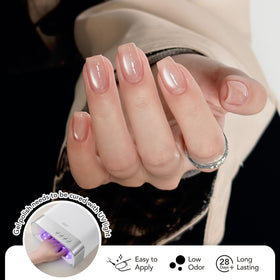 GAOY lifestyle manicure in natural light showing wearable look for everyday elegance