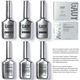 GAOY finished manicure lifestyle photo illustrating durable shine and neat nail edges