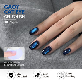GAOY manicure lifestyle setting showing glossy finished nails for special occasions