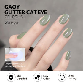 GAOY lifestyle manicure with mint outfit illustrating salon results at home