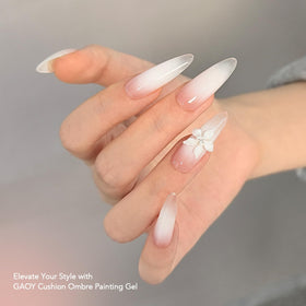 GAOY lifestyle manicure on hands showing salon-quality ombre at home