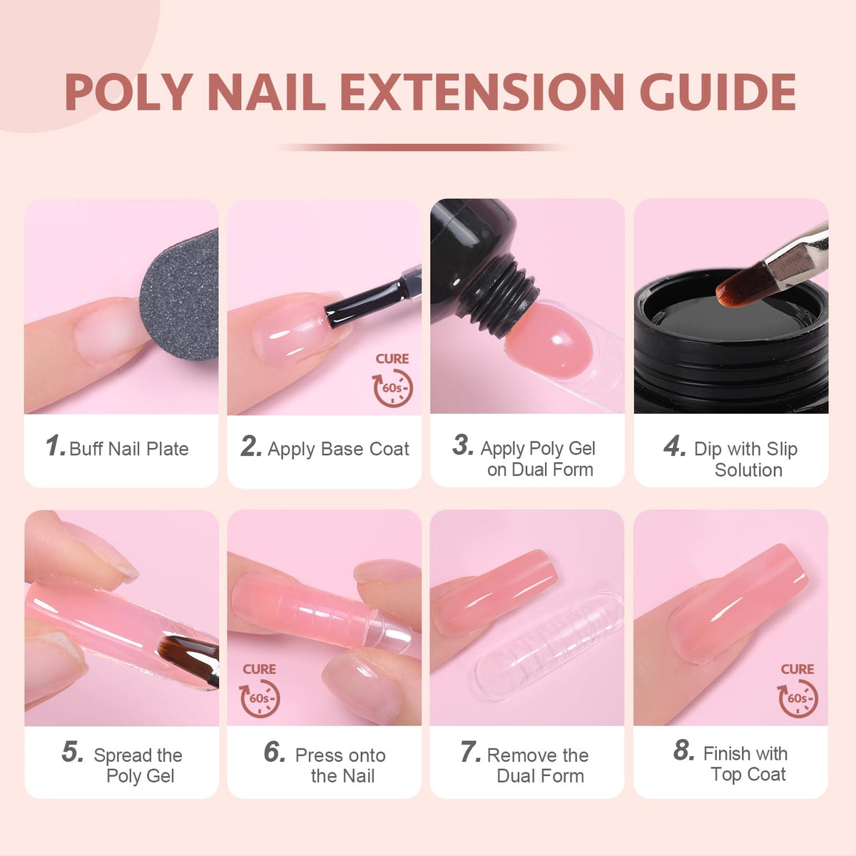 GAOY kit arranged on a salon table with lamp and tools illustrating complete at-home manicure setup