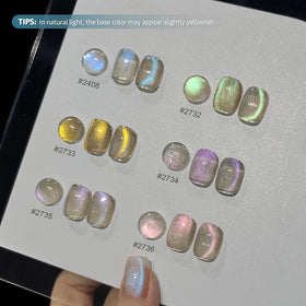 GAOY lifestyle sparkling manicure on model hand showing versatile salon-quality look