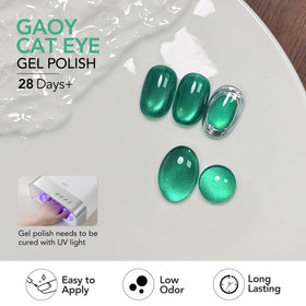 GAOY summer manicure lifestyle shot showing vibrant colors and salon finish