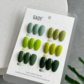GAOY manicure setup with lamp and tools showing at-home salon results benefit