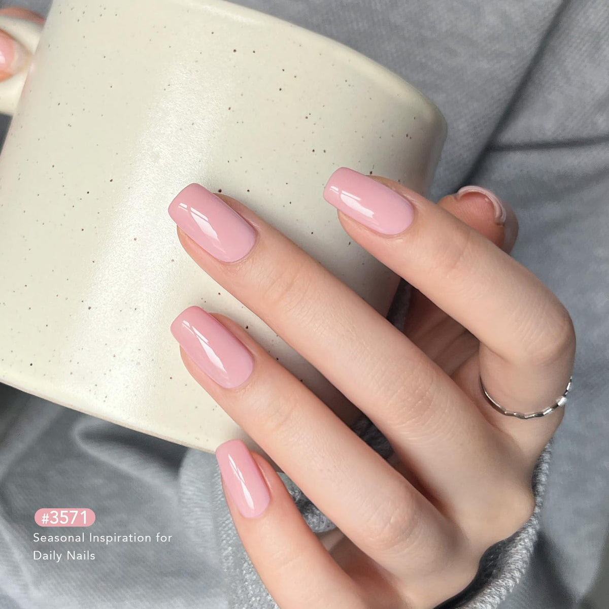 GAOY manicure in use on hands showing durable cured gel finish