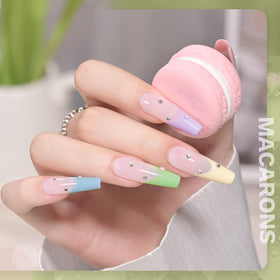 GAOY gel polish applied on nails in a salon setting for long wear