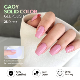 GAOY finished nails glossy and matte comparison showing versatile top coat finishes