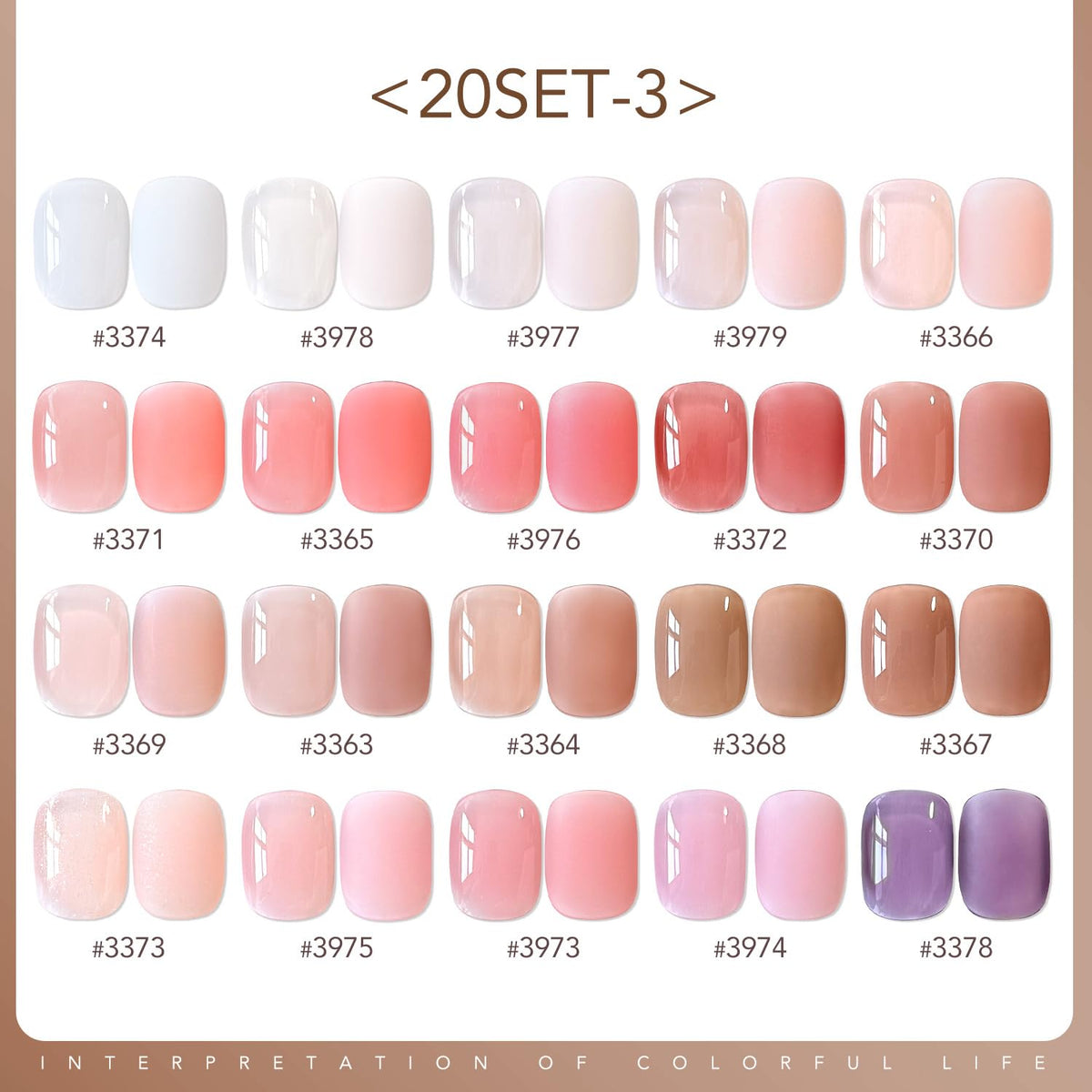GAOY polish applied on hand model illustrating wearable natural manicure