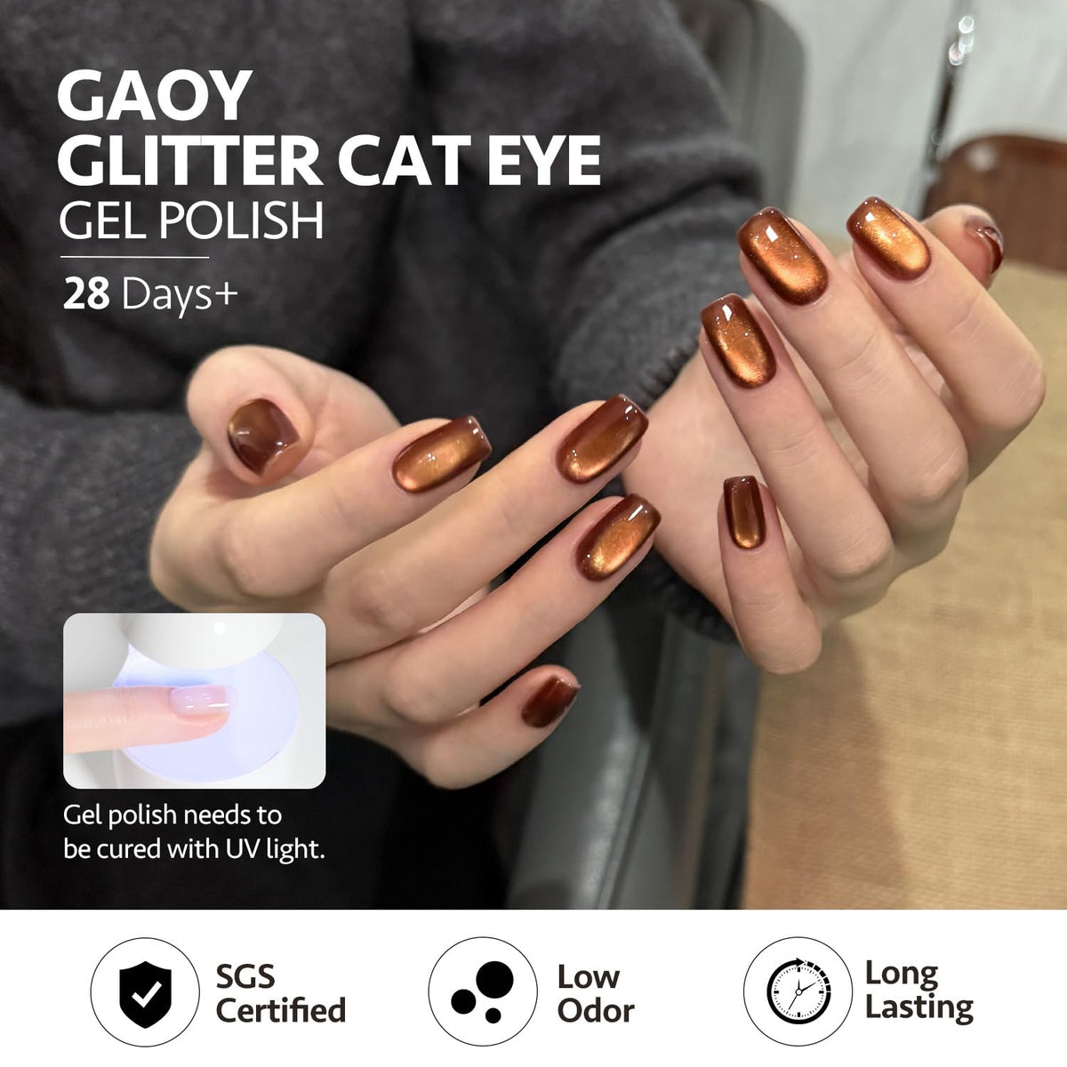 GAOY salon setup with lamps and tools showing professional-ready application