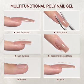 GAOY used in salon scene with technician producing salon-quality nude extensions