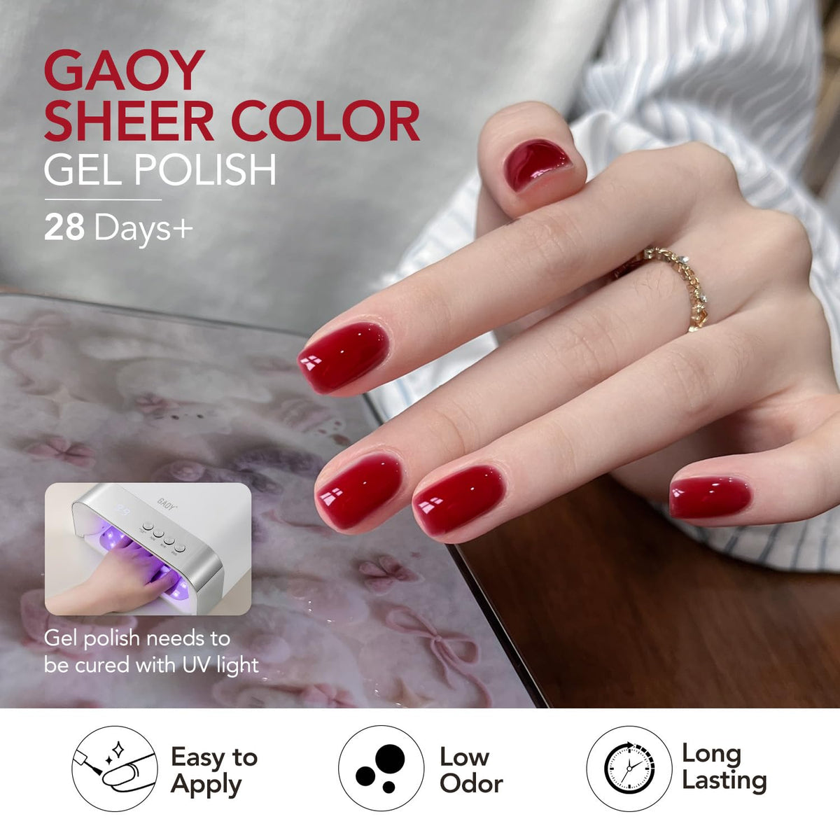 GAOY scale comparison bottle against credit card showing compact size