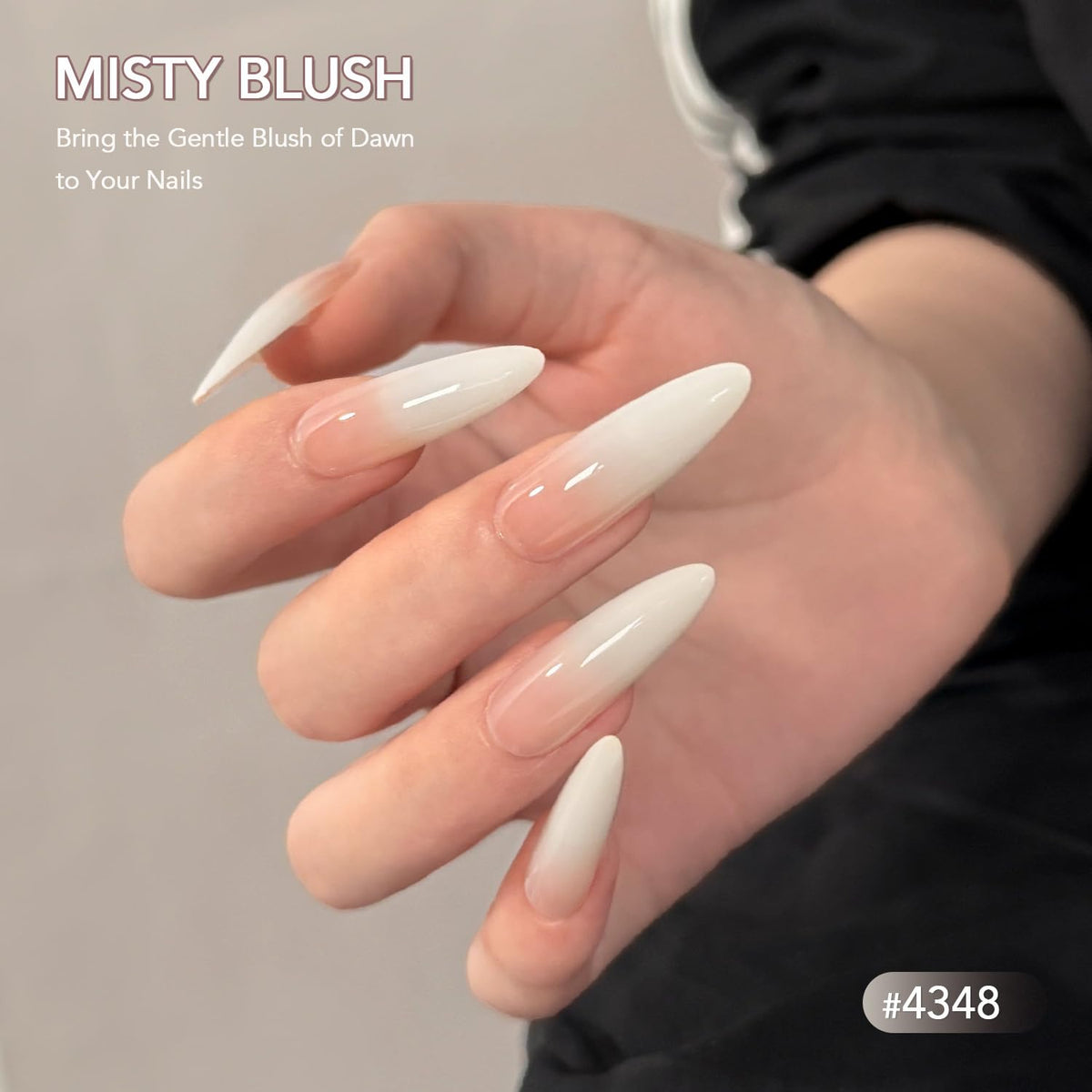 GAOY kit size comparison beside fingers illustrating compact, portable nail kit