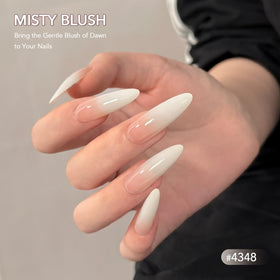 GAOY kit size comparison beside fingers illustrating compact, portable nail kit