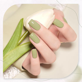 GAOY six 7.3ml gel polish bottles arranged top view highlighting color variety for quick selection