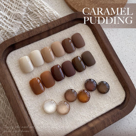 GAOY six bottles lined up displaying beige to chocolate shades for easy selection