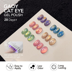 GAOY bottle held in hand for size comparison and travel-friendly capacity