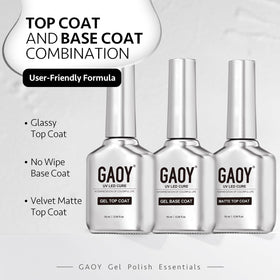 GAOY size comparison with hand shows 16ml bottles provide longer use per bottle