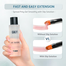 GAOY dual-ended brush close-up highlighting bristles for precise shaping