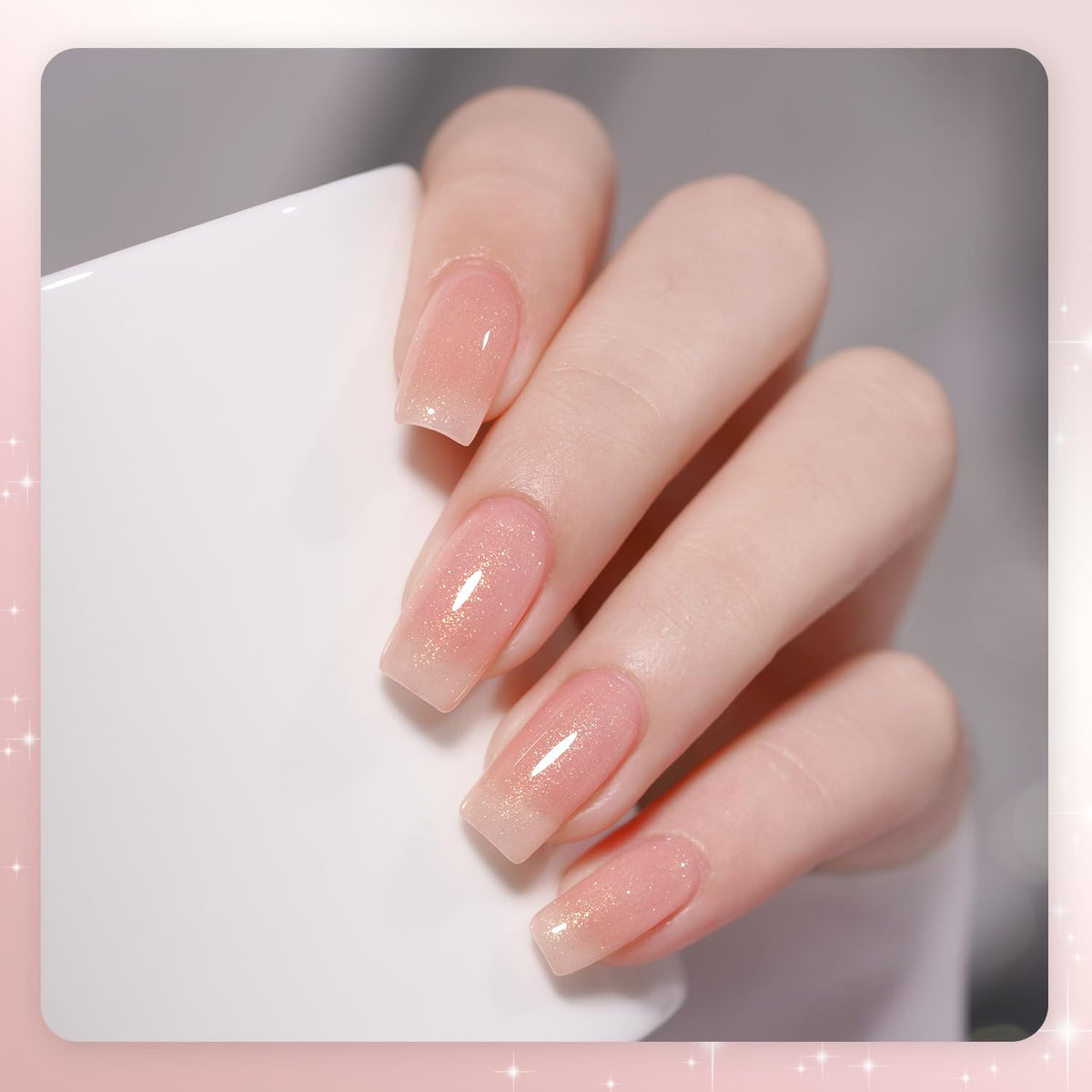 GAOY swatch fan demonstrating one-to-three coat opacity and layering