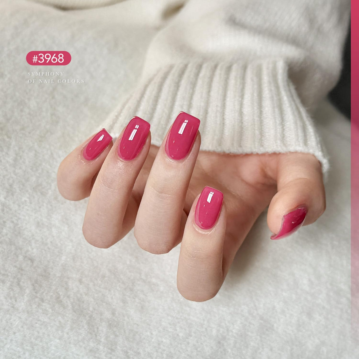 GAOY texture brush stroke of polish illustrating smooth application benefit