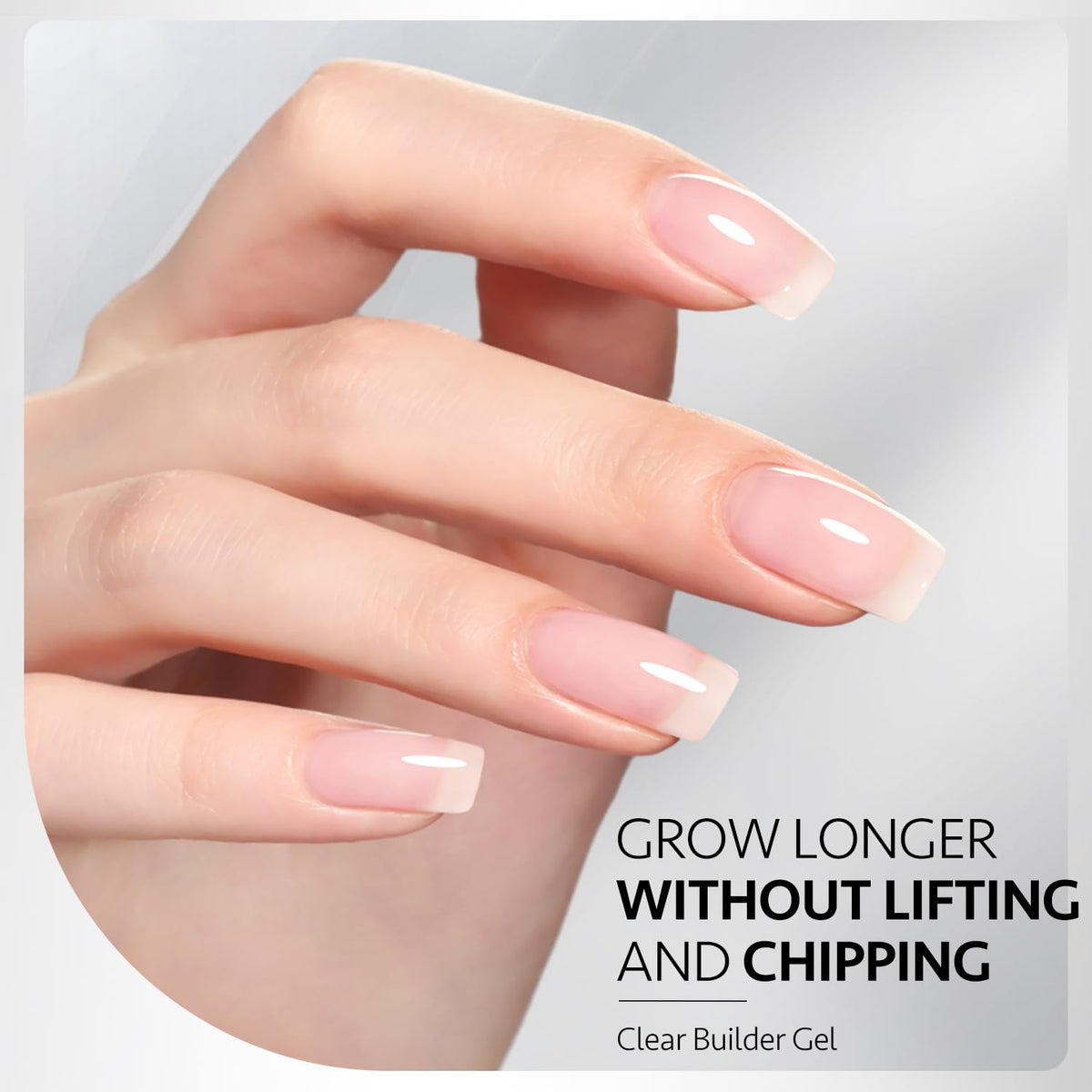 GAOY no-wipe top coat cured gloss on nail delivering durable shine