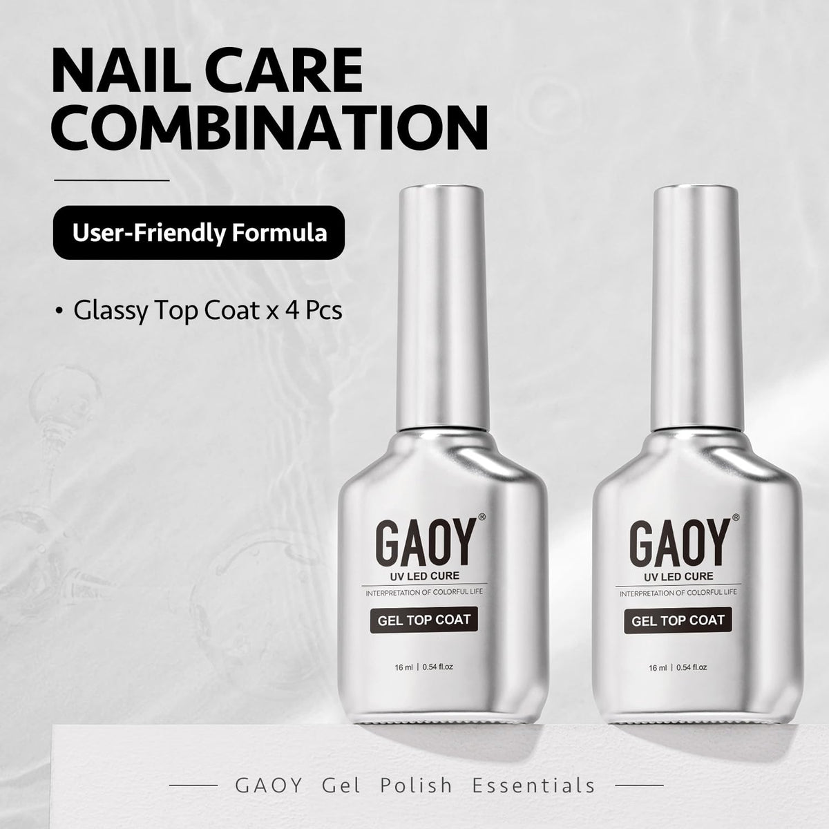 GAOY texture close-up of cured surface showing glassy hardness and scratch resistance benefit